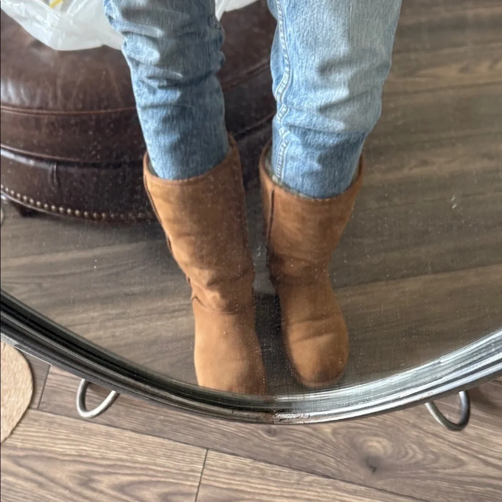 UGG Brown tall Suede Boots size 10